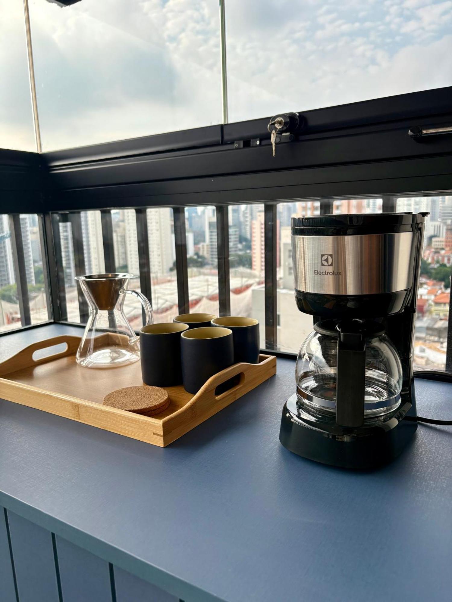 Apartamento Com Estacao De Trabalho E Vista Proximo A Faria Lima E Congonhas São Paulo Exteriör bild